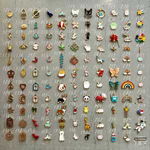 絶妙な金メッキステンレス鋼ペンダント多様なデザイン耐久性のある防水DIYチャームカスタムネックレスブレスレット用 - Product Image 2