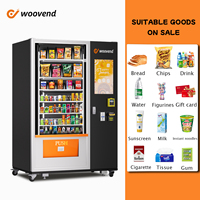 Distributeur Automatique de Boissons Extérieur avec Fonction SDK, Lecteur de Cartes Bancaires et Espèces, Garantie Gratuite, Distributeur en Gros de Sodas et Boissons Fraîches