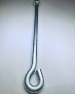 Boulons à crochet galvanisés haute résistance, tiges filetées SS304/Q235, diamètre 8 mm, ressorts personnalisables, pliage de fil sur mesure - Product Image 1