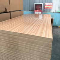 Panneau MDF mélaminé moderne de qualité supérieure CHANGDA, 15-18 mm, E1, sans formaldéhyde, pour usage intérieur, résistant à l'humidité, modèle MDF par sublimation