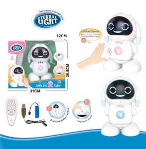 DWI 교육 완구 어린이 배터리 작동 토끼 로봇 지능형 제스처 감지 원격 제어 RC 로봇 완구 AI 스마트 로봇 - Product Image 6