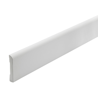 Moulure plate en PVC expansé sur mesure, étanche, extrudée, pour la décoration intérieure et extérieure