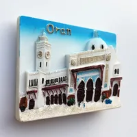 Aimants de réfrigérateur 3D Afrique Algérie, souvenirs touristiques, collection d'autocollants, artisanat, cadeau, articles de décoration