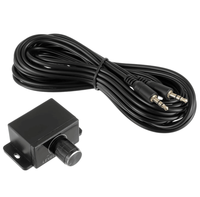 Control Remoto de Bajos para Amplificador, Kit de Control de Bajos para Auto RCA con Cable de Conexión de 5 Metros