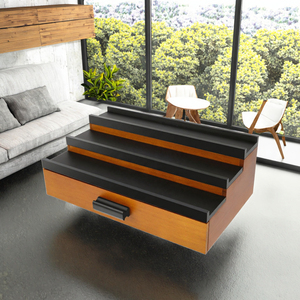 Boîte de rangement de bureau rectangulaire en bambou avec tiroir, design moderne et multifonction pour le bureau et la maison - Product Image 3