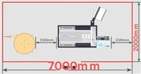 Máquina dobladora de estribos, máquina dobladora de aros, máquina dobladora automática de aros de acero, máquina de alta velocidad personalizable