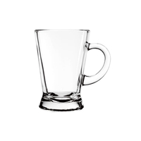 HXglass Offre spéciale tasse à café et thé de taille moyenne de 5oz motif logo personnalisé boire du thé verre à lait verres à thé turcs tasse à thé