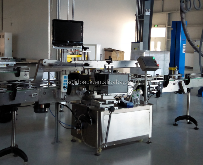 Automatic label dispenser avery 924/ 5.4 printer two-dimension QR/ bar code scanning labeling machine