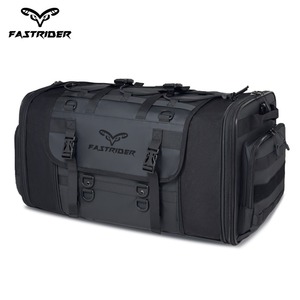 Sac de selle extensible pour moto Fastrider 40L-60L, sac de porte-bagages arrière robuste avec housse de pluie pour les longues voyages - Product Image 4