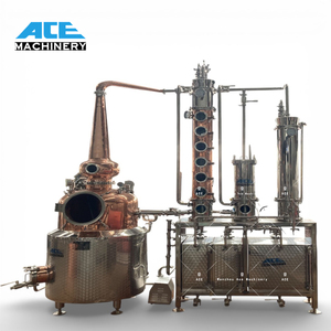 Destilador de Alcohol de Caña de Azúcar Ace 300L, Columna de Destilación de Vodka de Cobre, Máquina para la Producción de Etanol para Bebidas - Product Image 1