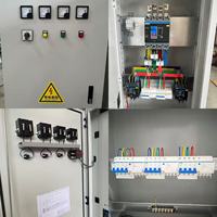 Panneau de commande ATS en acier inoxydable personnalisé, commutateur de transfert automatique, armoire à double alimentation 225A