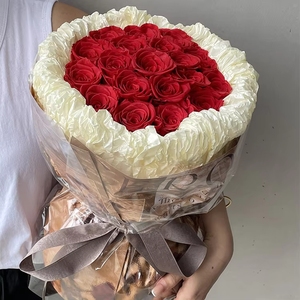 Roses éternelles naturelles et préservées de qualité supérieure, style romain, pour la Saint-Valentin, les anniversaires et les mariages – Vente en gros 2025 - Product Image 3