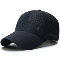 Gorra de Béisbol Personalizada de Secado Rápido con Protección UV, 100% Poliéster, Gorra Deportiva para Exteriores con Orificios de Ventilación Láser, Impresión Personalizada, MOQ Bajo
