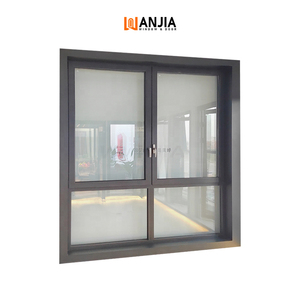 Fenêtres à double vitrage WANJIA, résistantes aux ouragans, ouvrant vers l'extérieur, en aluminium, fenêtres à battants en aluminium et verre - Product Image 2
