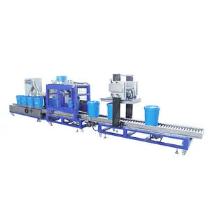 5-25L Bucket Filling Capping Machine Industrial Automatic oil Paint Bucket Tank Filling And Capping Machine