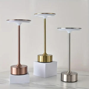 Industrial Style Modern Portable Rechargeable LED <b>Table</b> <b>Lamp</b> Dual-Use Night Light with 4 Finishes for Home Bar - Product Image 4