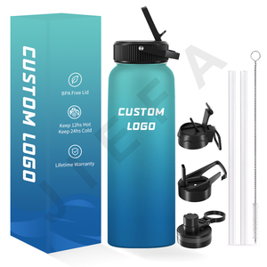 Promotion Wide Mouth Tumbler Stainless Steel Sports Water <b>Bottle</b> With Lid <b>Straw</b> Handle - Product Image 6