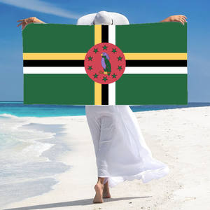 Toalla de playa <span class=keywords><strong>Dominica</strong></span> Logotipo de equipo personalizado 30x60cm Toalla deportiva de secado rápido de microfibra para piscina Baño Toalla promocional para el hogar - Product Image 2