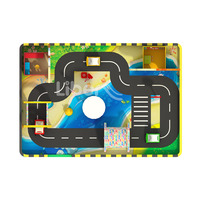 Aire de jeux intérieure pour enfants de la marque Liben, simulation de ville, circulation routière, équipement de jeu souple, simulateur de conduite pour enfants, personnalisé
