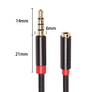<span class=keywords><strong>Cable</strong></span> de extensión de Audio auxiliar <span class=keywords><strong>macho</strong></span> a hembra, Conector de 3,5mm <span class=keywords><strong>con</strong></span> <span class=keywords><strong>micrófono</strong></span> estéreo 3,5, <span class=keywords><strong>Cable</strong></span> de extensión de Audio Compatible <span class=keywords><strong>con</strong></span> auriculares de PC - Product Image 4