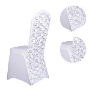 Fundas de Silla y Cubiertas de Mesa de Spandex con Diseño de Rosas, Venta al Por Mayor de Fábrica, Económicas, para Decoración de Eventos y Bodas - Product Image 3