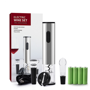 Ensemble cadeau Rechargeable ouvre-bouteille de vin accessoire 4 en 1 <span class=keywords><strong>tire</strong></span>-<span class=keywords><strong>bouchon</strong></span> électrique ouvre-vin - Product Image 1