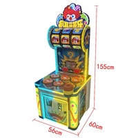 Machine de jeu d'arcade de récompense de loterie pour enfants, machine d'arcade de jeu de marteau pour enfants, pour centre de jeux