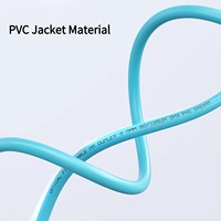 Kabel Patch Fiber Optik, Kabel Patch LC FC MM OM3 PVC Duplex untuk Jaringan FTTH FTTB FTTX