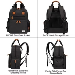 Sac de voyage pour chien gratuit, sac à dos organisateur approuvé par les compagnies aériennes avec poches multifonctions, ensemble d'accessoires 25L - Product Image 2