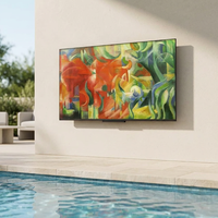 Televisor Inteligente 4K Resistente al Agua IP65 para Exteriores, Windows/Android, WiFi de Doble Banda, Control por Voz, Animación de Video para Elevadores, Gráficos Animados
