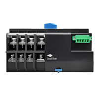 TOQ7e-125/4 110V 120V Commutateur de transfert automatique triphasé intelligent Wi-Fi ATS double alimentation 4P UPS PC EWeLink Rail DIN C178