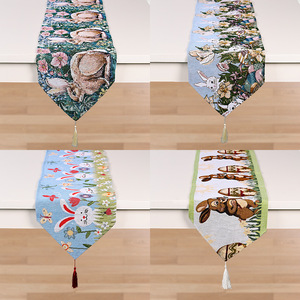 DAMAI - Nuevas Decoraciones de Pascua de Lujo, Camino de Mesa de Tela Tejida, Mantel, Decoración de Mesa de Comedor, Decoración del Hogar - Product Image 2