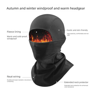 Cagoule polaire chaude camouflage pour l'hiver, masque intégral anti-froid pour le ski, le cyclisme et la moto, doublure de casque - Product Image 4