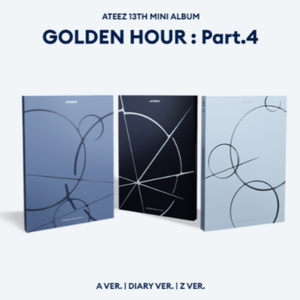KPOP ATEEZ 13º Mini Álbum GOLDEN HOUR Part.4 Álbum Musical Oficial Coleccionable Regalo para Fans del Grupo de Chicos Coreanos Mercancía - Product Image 2