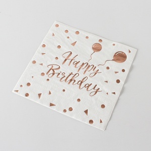 Serviettes en tissu jetables écologiques faites à la main, imprimées à pois ondulés bronzés, personnalisées en gros, 33 cm carrées, colorées, pour fête d'<span class=keywords><strong>anniversaire</strong></span> - Product Image 6