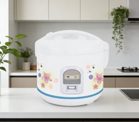 Autocuiseur Électrique Mini Cylindrique Automatique pour la Vente en Gros, avec Contrôle Numérique du Minuteur, Revêtement Antiadhésif, Tasse Mesureuse, Économe en Énergie, pour Usage Domestique