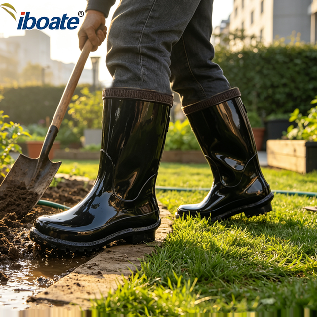 Waterproof 20kV Insulated Slip Shockproof Rubber Work Boots Sturdy Sealed Footwear Blocking Wet Moisture Water