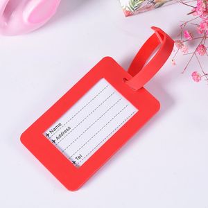 Étiquette de bagage et porte-carte de bus en PVC souple, motif dessin animé, respectueux de l'environnement, avec logo personnalisé (CN XT-777) - Product Image 2