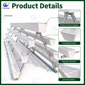 Nuovo Design ChenChao: Sistema di Coltivazione Verticale Ecologico con Vassoio di Raccogliacqua / Canale in Plastica per <span class=keywords><strong>Giardino</strong></span> Domestico - Product Image 2
