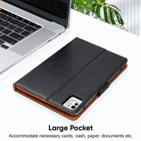 Casing Tablet Kulit Universal untuk iPad, Dompet Pelindung untuk Samsung Tab, Honor Pad, Matepad, Redmi Pad, Dll. Ukuran 10 inci, 8 inci, 7 inci TB056