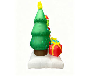 <span class=keywords><strong>Grinch</strong></span> Gonfiabile di 2,4 Metri con Albero di Natale e Pacchi Regalo per Decorazioni Esterne, con Luci LED Integrate - Product Image 4