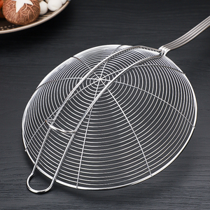 Kitchen Stainless Steel Frying Spider Strainer Large Oil Colander Ladle Scoop Fryer Slotted Big Spoon Skimmer <strong>Cooking</strong> <strong>Sieve</strong> - Product Image 6