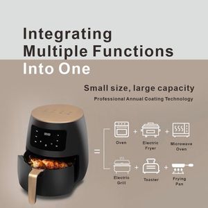 Đa Chức năng nồi chiên không khí 6 lít Nồi chiên không khí 6 lít, không có dầu Nồi chiên không khí <span class=keywords><strong>mini</strong></span> Nồi chiên không khí, kép Nồi chiên không khí Trung Quốc Nồi chiên không khí lò - Product Image 4