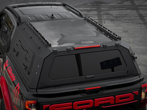 Convient pour <span class=keywords><strong>Ford</strong></span> <span class=keywords><strong>Ranger</strong></span> T9, porte-bagages de toit spécial pour voiture, boîte de rangement multifonctionnelle en aluminium, plateforme d'extension, utilisation en extérieur - Product Image 5