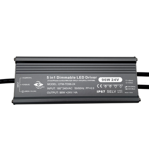 All'ingrosso CE <span class=keywords><strong>Driver</strong></span> <span class=keywords><strong>LED</strong></span> dimmerabile a tensione costante 96W 5 in1 Dimming DC24V <span class=keywords><strong>LED</strong></span> trasformatore - Product Image 2