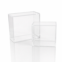 Boîte de rangement et de protection pour cartes à collectionner en acrylique transparent ETB 5mm 8mm avec couvercle magnétique