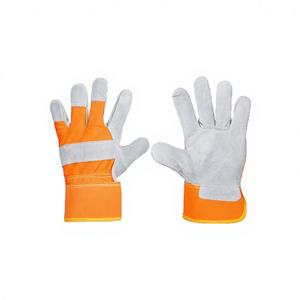 Guantes de Bombero Reforzados de Piel Dividida, Antiestáticos, Sin Silicona, Suaves, Flexibles, Transpirables y Cómodos - Product Image 1