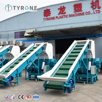 Machine de broyage de déchets plastiques, broyeur de plastique pour film / sac / bouteille en PE PP