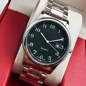 Montre à quartz pour homme avec bracelet en acier inoxydable et fermoir papillon - Product Image 6