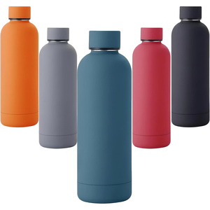 Gourde isotherme en acier inoxydable 304 avec logo personnalisé, 350 ml, 500 ml, 750 ml, 1000 ml, pour boissons chaudes/froides, isolation 12-24h, voyage, randonnée - Product Image 1